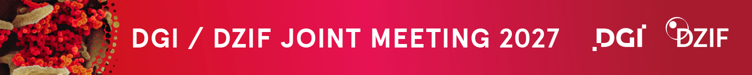 Event banner 'DGI / DZIF Joint Meeting 2027 ', 24–26 February 2027, Lübeck/DE